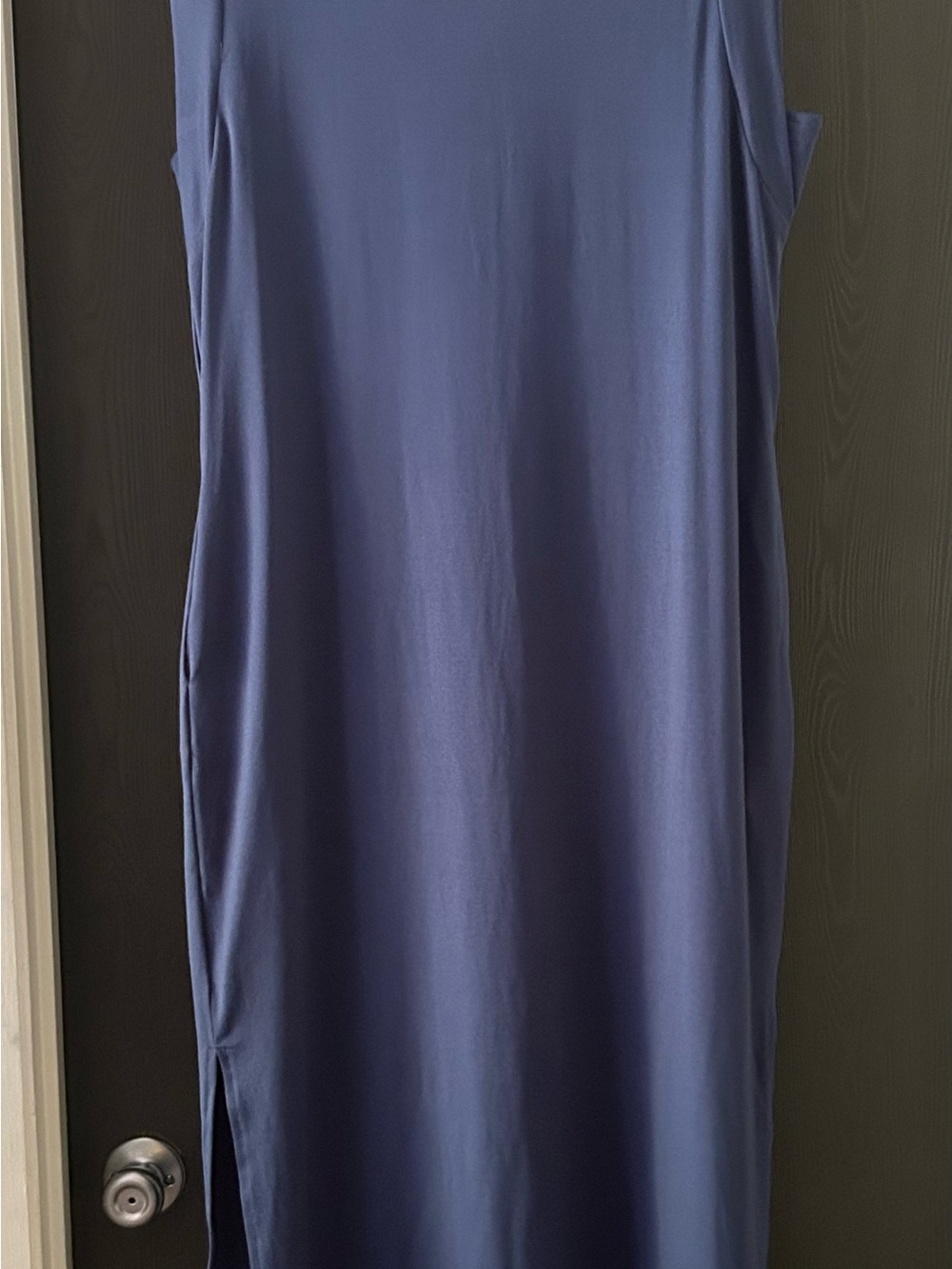 Sleeveless Maxi Dress in Slate Blue